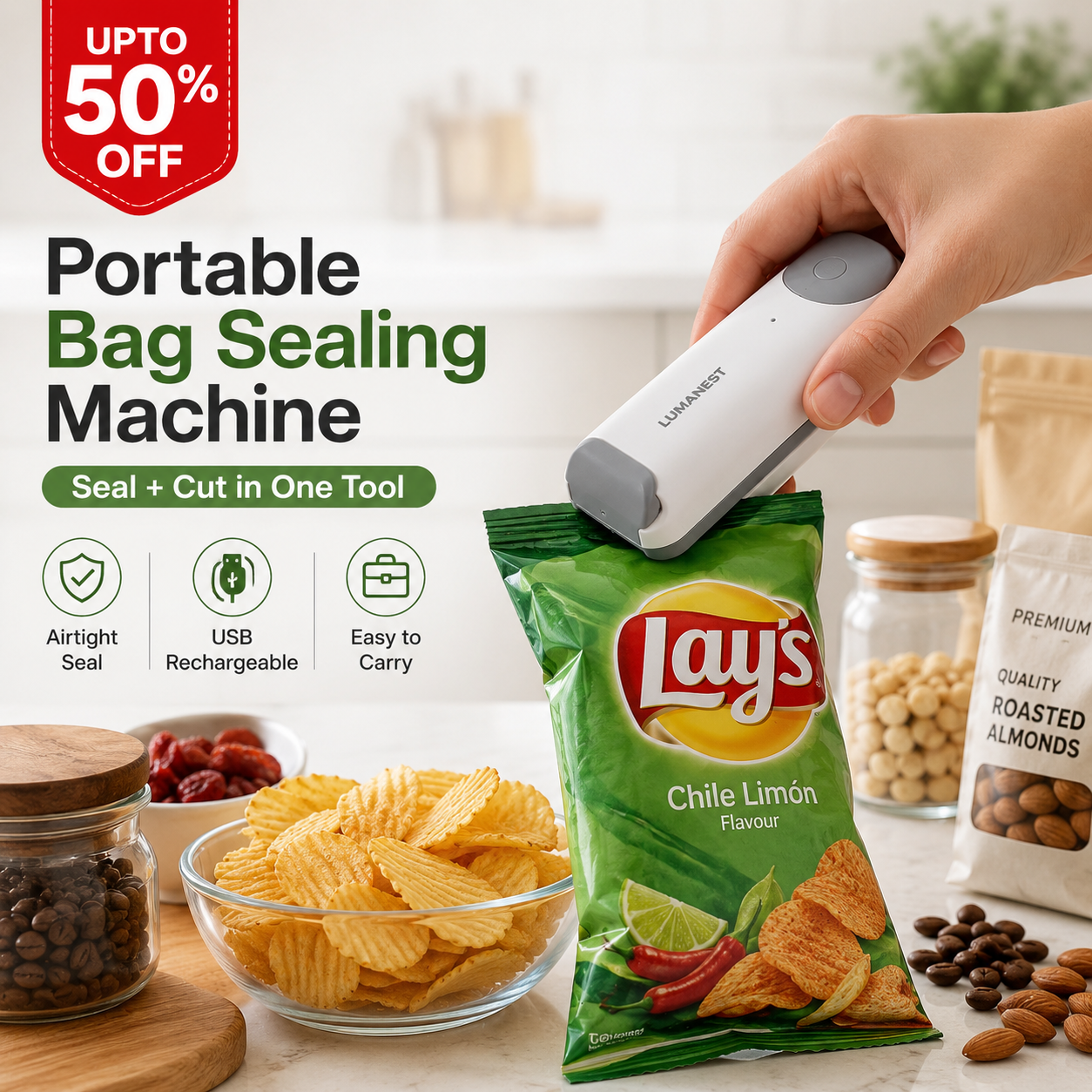 Portable Plastic Bag Sealing Machine