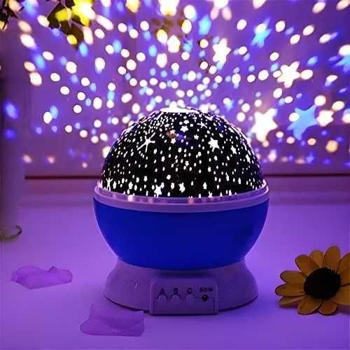 Lumanest™ Celestial: 360° Rotating Galaxy Star Projector & LED Night Light
