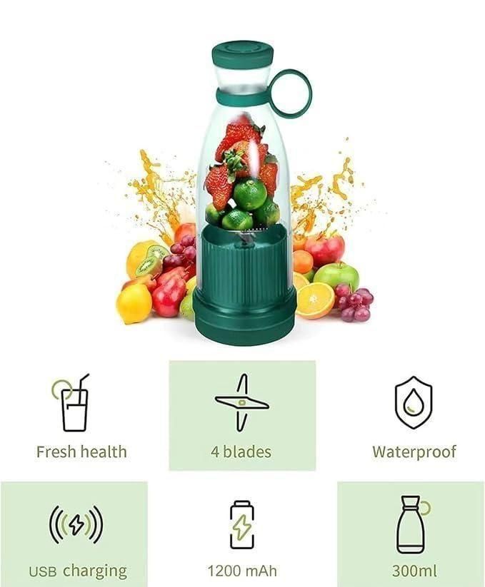 Lumanest™ FreshGo: 300ml Wireless Portable Blender
