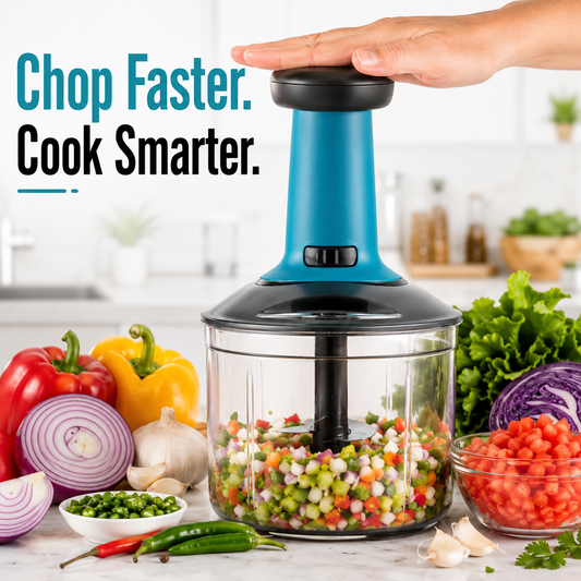Manual Hand Press Vegetable Chopper