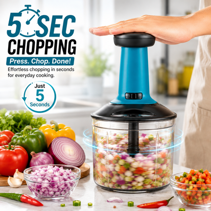 Manual Hand Press Vegetable Chopper