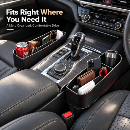 Car Seat Gap Organizer – Smart Storage Organizer | Pack of 2