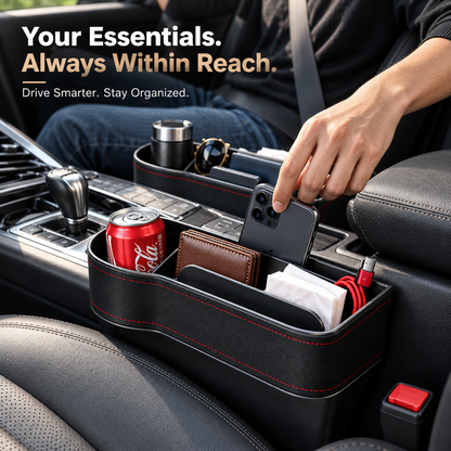 Car Seat Gap Organizer – Smart Storage Organizer | Pack of 2
