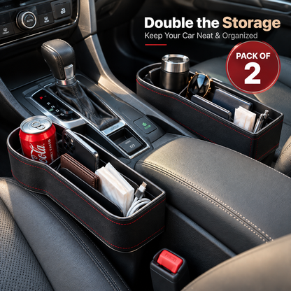 Car Seat Gap Organizer – Smart Storage Organizer | Pack of 2