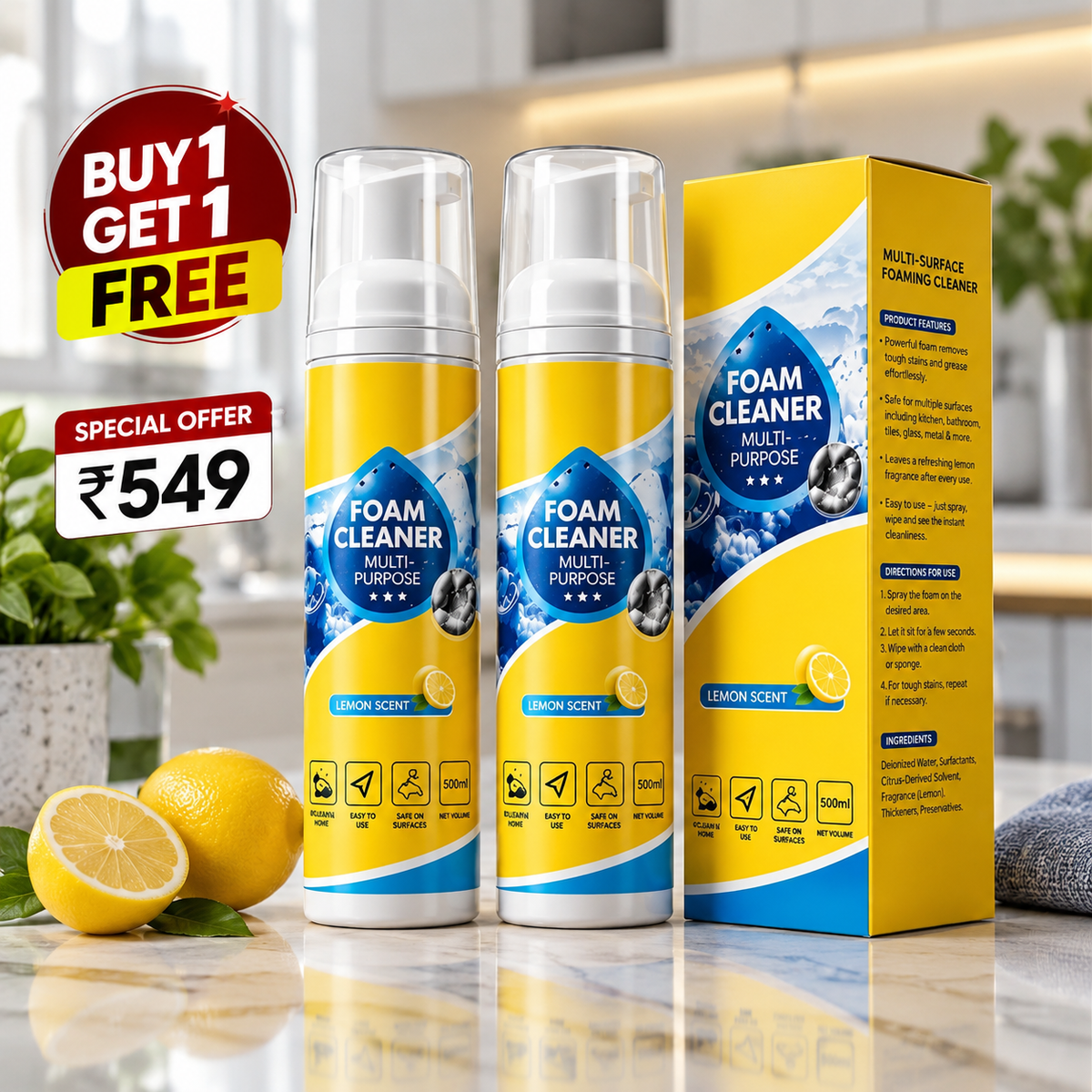 FoamX™ Multi-Surface Power Cleaner BUY 1 GET 1 FREE