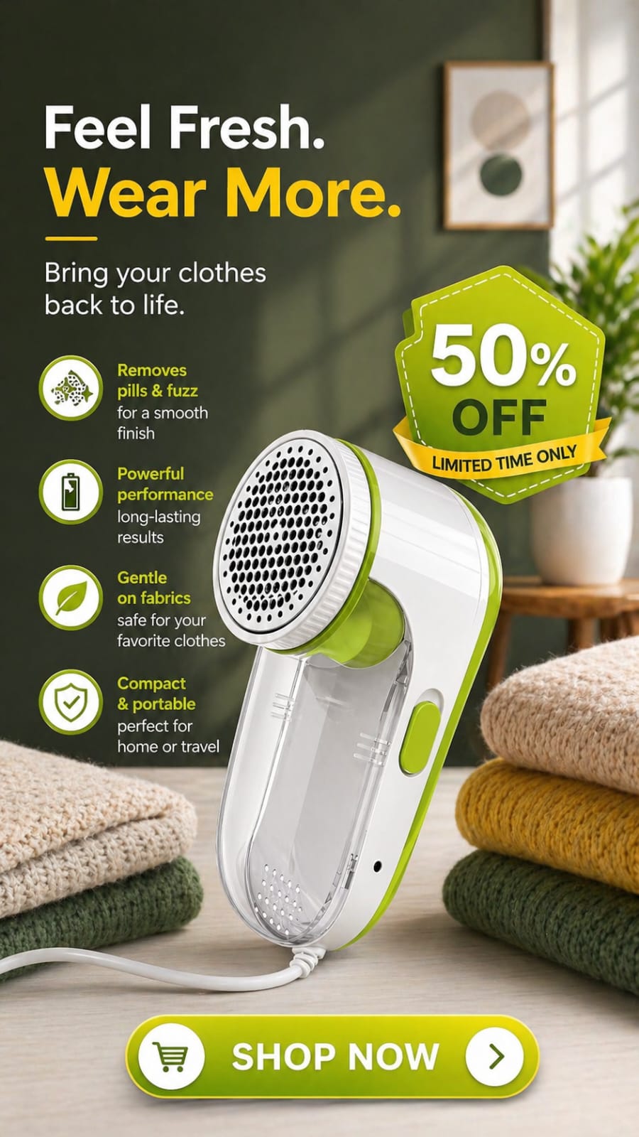 Lint Remover for Woolen Clothes