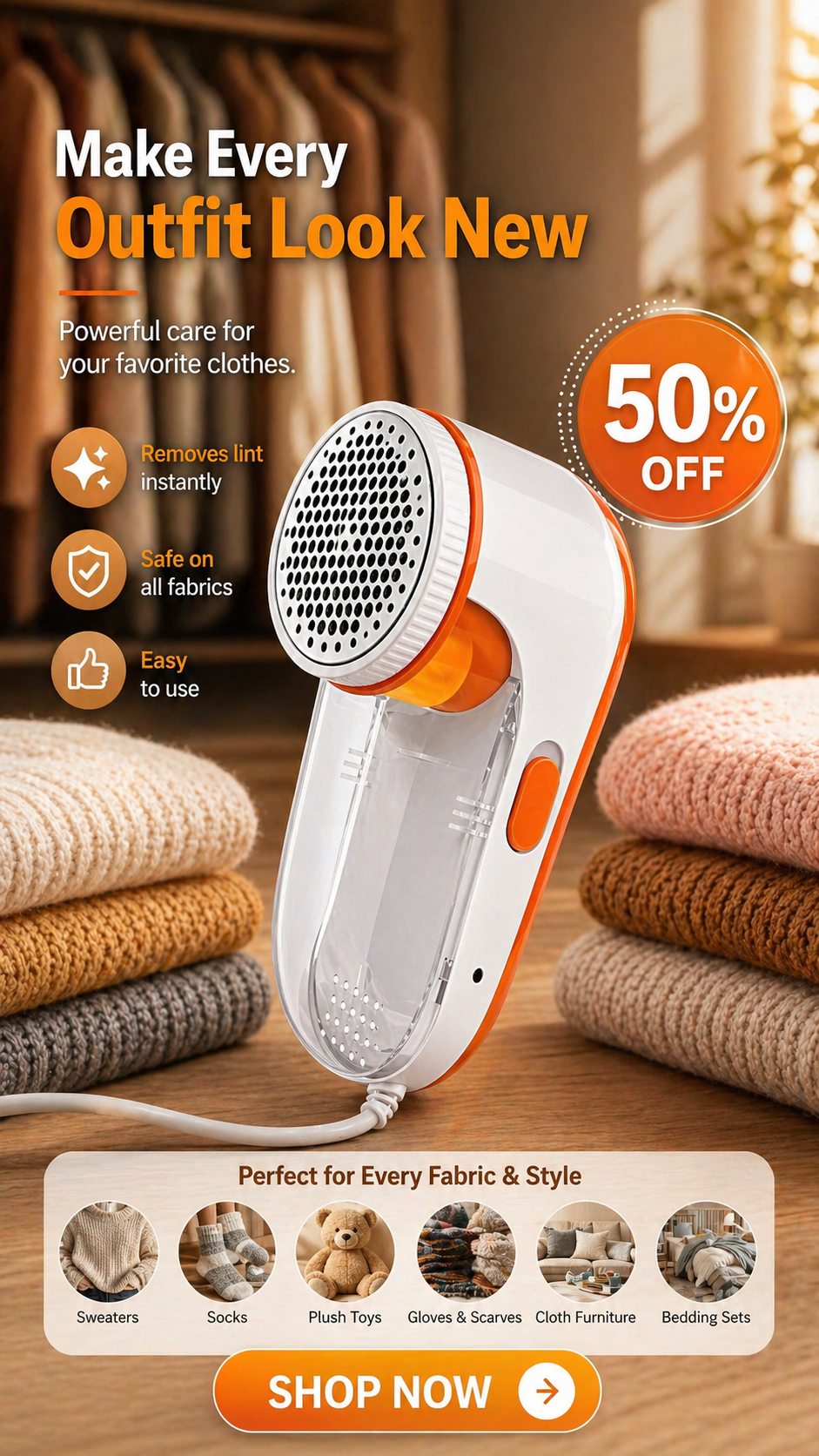 Lint Remover for Woolen Clothes